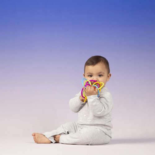 Winkel Rattle and Sensory Teether Toy 2