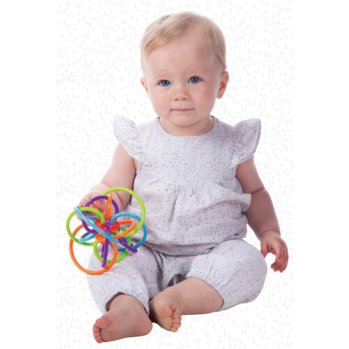 Winkel Rattle and Sensory Teether Toy 1