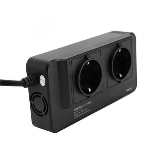 Auto-Wechselrichter, 200 W, Auto-Stromrichter mit 2