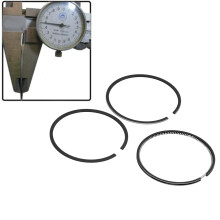 stücke 1,5mm Kolben Ring Kit Schwarz Eisen für