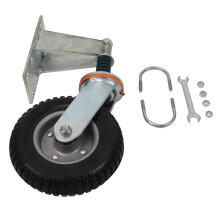 Torrad, 8 Zoll, grau, hochfestes Stahlrad mit
