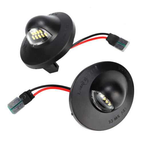 Ensemble d'éclairage de plaque d'immatriculation à LED SMD compatible avec les modèles Ford, installation facile et rapide, remplacement direct, 2