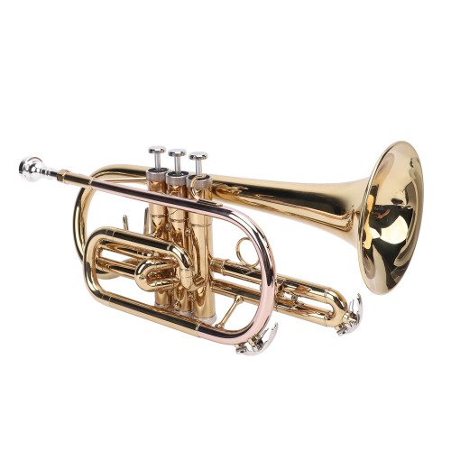 Bb-Trompetenset, Gold-Trompete,