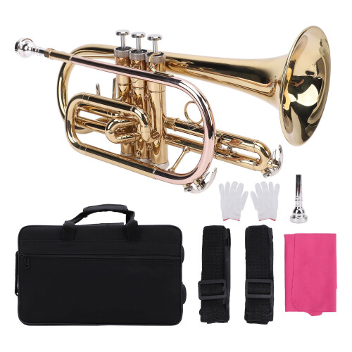 Bb-Trompetenset, Gold-Trompete, 1