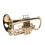 Bb-Trompetenset, Gold-Trompete, 10