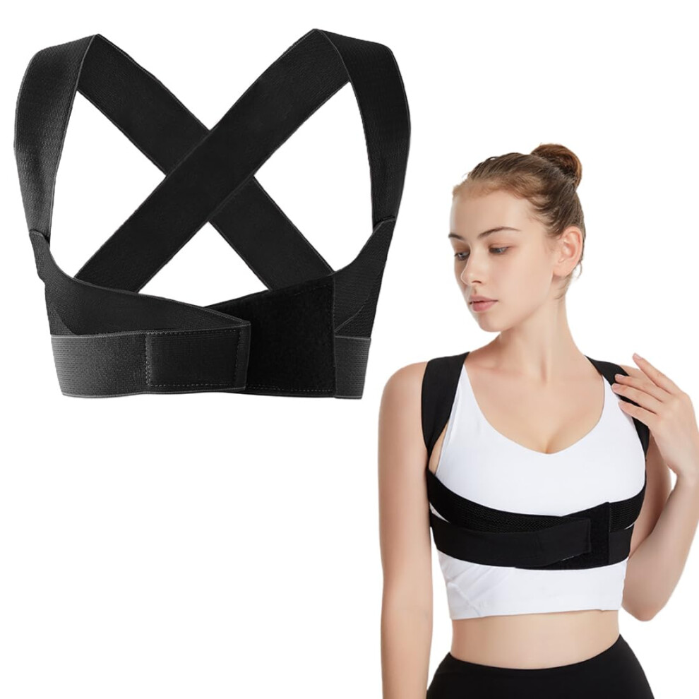 Posture Correction for Shoulders and Back, Shoulder and Back Brace for Straight Back, Back Straightener, Posture Corrector for Men.