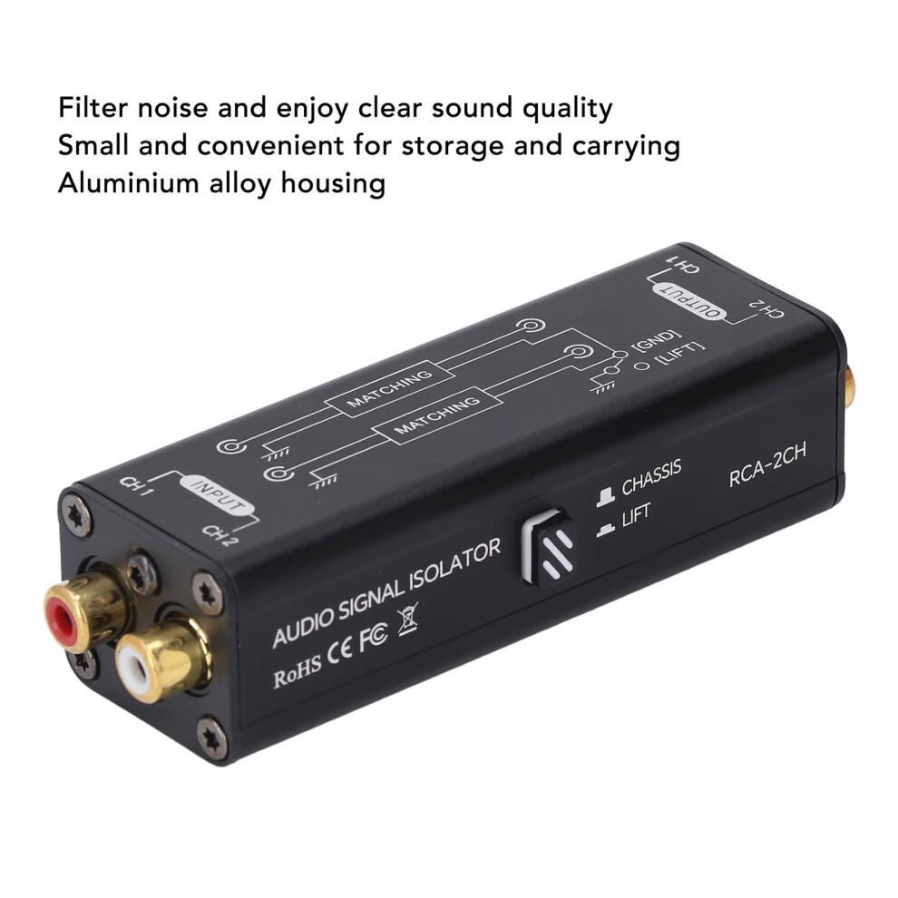2-Kanal-Ground-Loop-Rauschisolator, 8349283437496