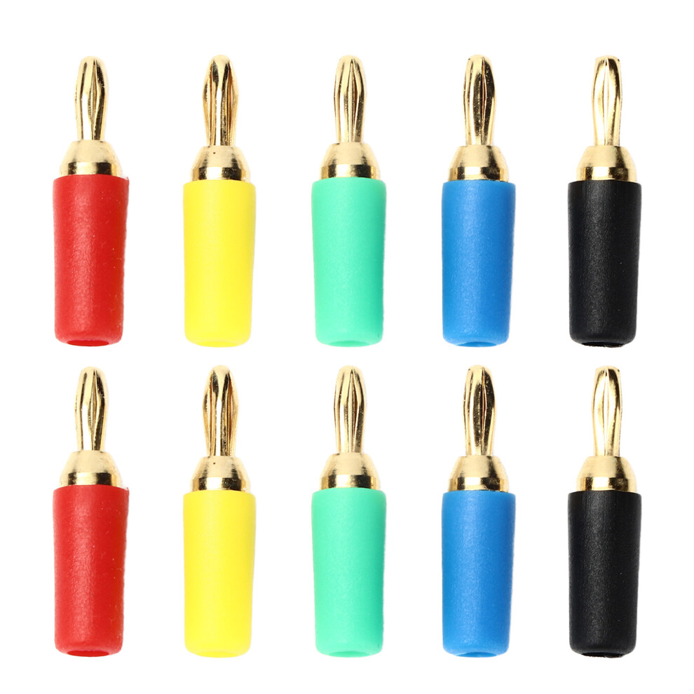 2,5 Mm Bananenstecker, Messing, Vergoldet, 8349283444074