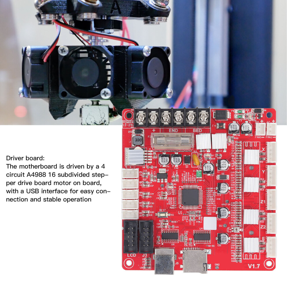 3D-Drucker-Motherboard, Gute Wã¤Rmeableitung, 8349283446030