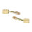 Προσαρμογέας ψύξης HVAC4R410A, ορειχάλκινη κατασκευή, θηλυκό SAE σε αρσενικό SAE, θύρα 8
