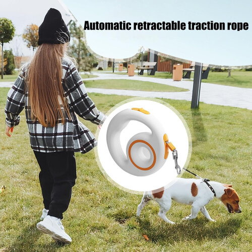 Flexible Retractable Leash for Pets  Durable SlipResistant Training Leash for Night Walks 1