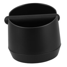 Coffee Set Bucket Knock Box for Espresso Machine Coffee Grounds Container Black ABS