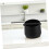 Coffee Set Bucket Knock Box for Espresso Machine Coffee Grounds Container Black ABS 4