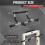 Pullup bar, adjustable indoor fitness door frame, multifunctional door pull wall, pullup bar equipment black. 3