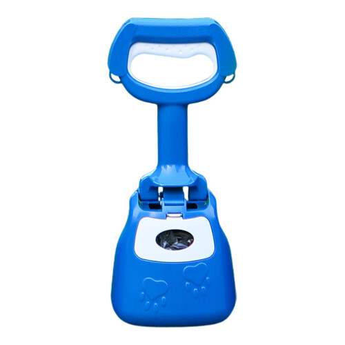 Foldable Dog Poop Scooper for Grass with Long Handle, 32 Inch