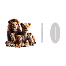 Acryl-Tierfigur, dekorative Acryl-Tierskulptur, Ornament-SCB926