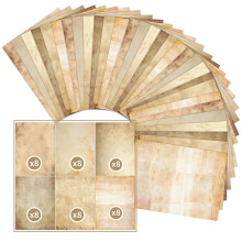 48 Vintage Letter Paper  100gsm Parchment Paper  Double Sided Printable Beige Vintage