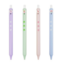 4 pcs/box – 0.5 mm Cartoon Succulent Pattern, Button, Neutral Pen, CS Tip, QuickDrying, Neutral Pen, 4 pcs/box