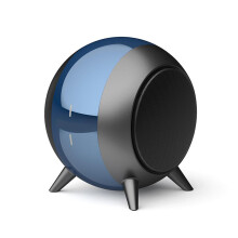 Altavoz Bluetooth compacto con emparejamiento estéreo inalámbrico, altavoz de viaje ultra mini de metal con acabado brillante y capacidad de carga