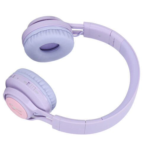 Ασύρματα ακουστικά για παιδιά με φως LED Bluetooth, περιορισμό έντασης ήχου, πτυσσόμενα 2