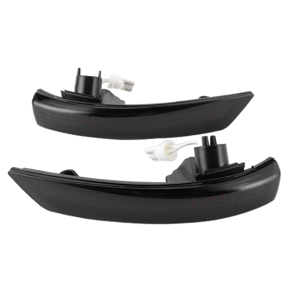 Sequential Blinker Led Turn Signal Side Marker Lights Dynamic Blinker Smoked Lens Plug & Play Installation Led Chips Modern Led Appearance 4 Vehicles 9139052963566