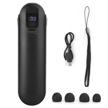 Wiederaufladbarer, faltbarer Mini-Ventilator mit USB-Anschluss – sicheres und kompaktes Design – extrem leiser Betrieb – starker Luftstrom –