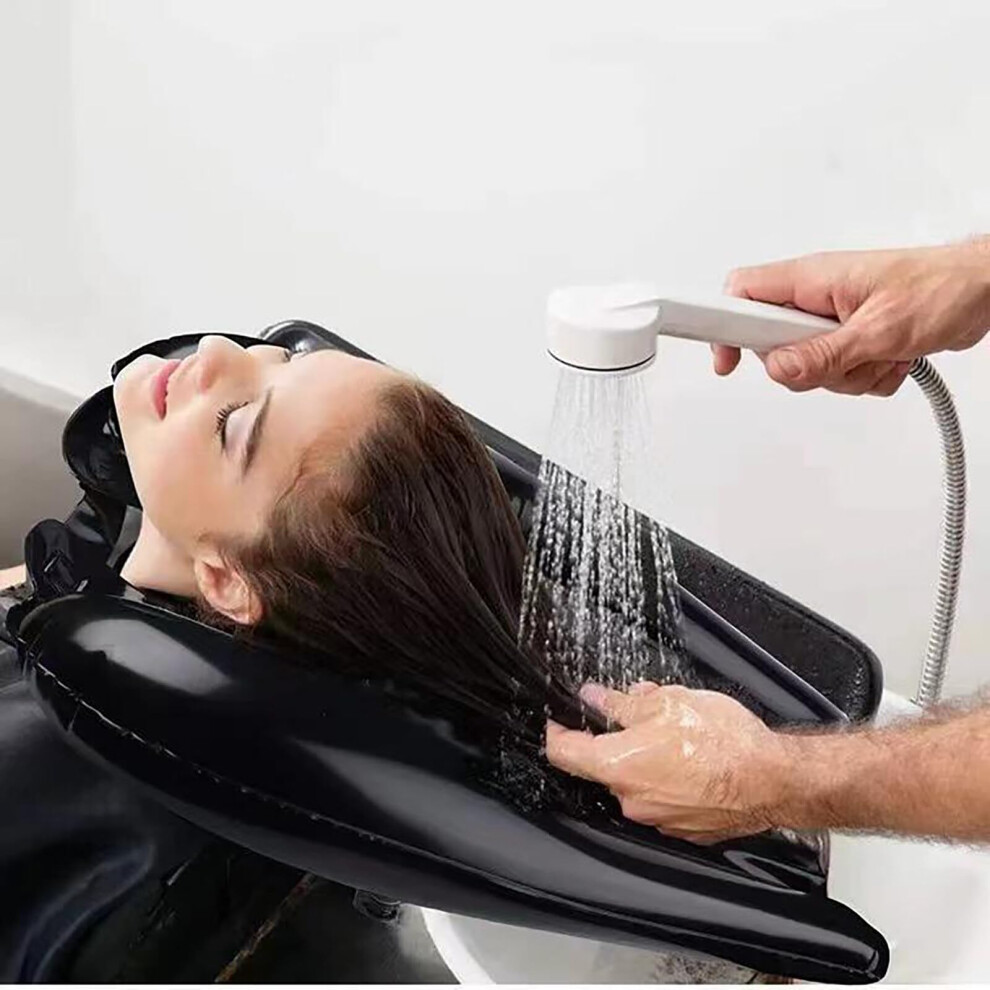 Inflatable Hair Wash Basin for Sink, Portable Shampoo Bowl for Elderly, Bedridden, Disabled