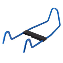 Bicycle handlebar stabilizer for bicycle handlebars, scratchresistant, handlebar holder, front wheel rotation