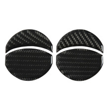 Moldura de acabamento de alto brilho para saída de ar condicionado em fibra de carbono genuína, compatível com Scion FR S e Subaru BRZ. Resistente