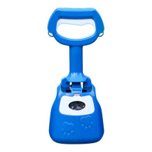 Pooper Scooper Waste Removal Tool, Easy PickUp NonSlip Dog Poop Scoop for Picking Up Animal Droppings in Yard, Grass and Gravel Blue