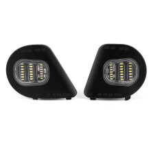 Superheldere LED-verlichting voor zijspiegels (instapverlichting) voor Dodge Ram 2500 3500. Geen vertraging bij het inschakelen. Groene