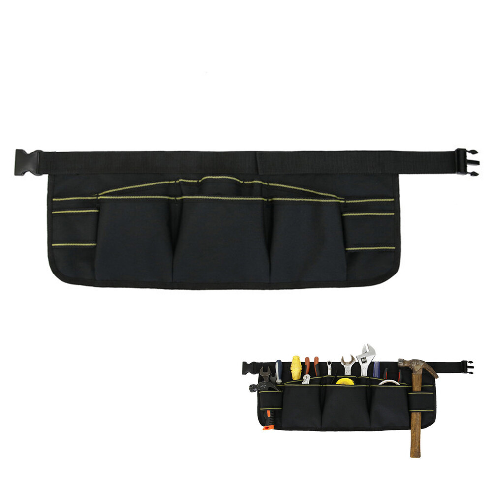 Handyman's Best Friend: Adjustable Waist Pack For Trades, Multi-Pocket Tool Apron With Heavy-Duty Waterproof Oxford Fabric 9437117995362