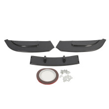 Difusor de parachoques delantero aerodinámico de repuesto con diseño elegante, fabricado en plástico ABS negro brillante de primera calidad,