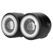 Material: LED-Scheinwerfer, wasserdicht, universell passend, neues Design, hitzebeständig, lange Lebensdauer, hohe Leuchtkraft, verbesserte Optik