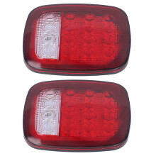 LED-Rücklichteinheit, Rückfahrscheinwerfer, Multifunktions-Anhängerleuchte, kompatibel mit 12-V-Geländefahrzeugen, Brems- und Blinklicht mit