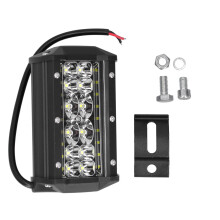 LED-rijlichtbalk voor vrachtwagens en boten, waterdichte en schokbestendige LED-werklamp met vier rijen, verstelbare montage LED-schijnwerpers voor
