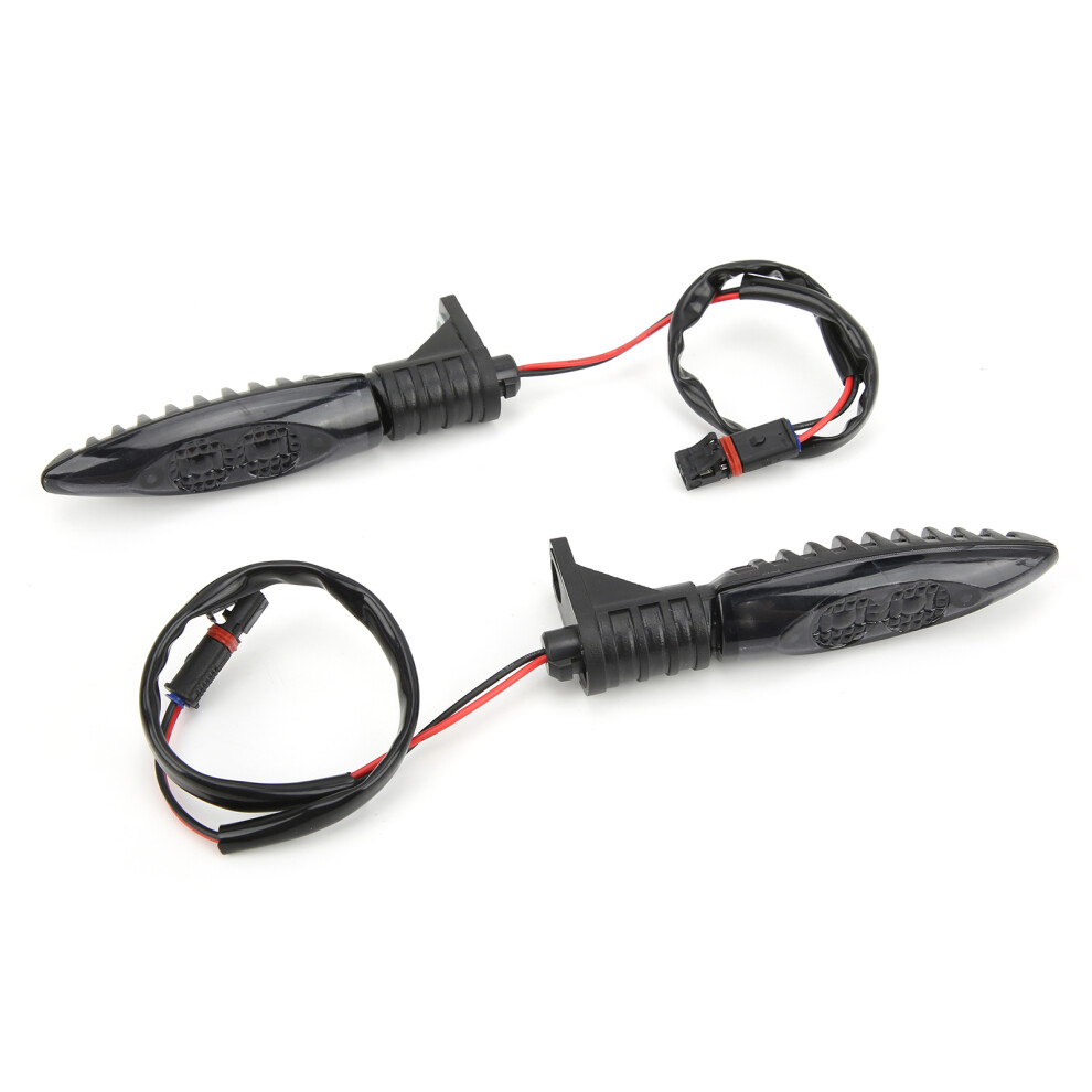 Front Led Indicators 4 Motorcycle, Led Turn Signals Kit Bright Led Bulbs Maximum Visibility Rear Turn Signals Waterproof Design Plug & Play Sleeker 9139052964808
