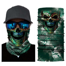 Kestävä mikrokuituinen kaulahuivi, 3D-taikakuvioinen bandana, UV-suoja, kosteutta siirtävä, monipuoliset käyttövaihtoehdot miehille ja