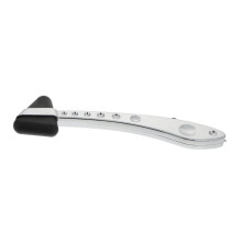 1 piece triangular diagnostic reflex hammer for reflex testing, multifunctional with ergonomic design for nerve examinations and massage.