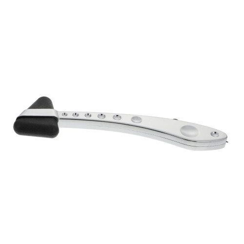 1 piece triangular diagnostic reflex hammer for reflex testing, multifunctional with ergonomic design for nerve examinations and massage.