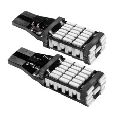 Żarówka LED do światła cofania 360 stopni, długa żywotność, wbudowany sterownik stałoprądowy IC, żarówki LED T15SMD, 4 kierunkowskazy,