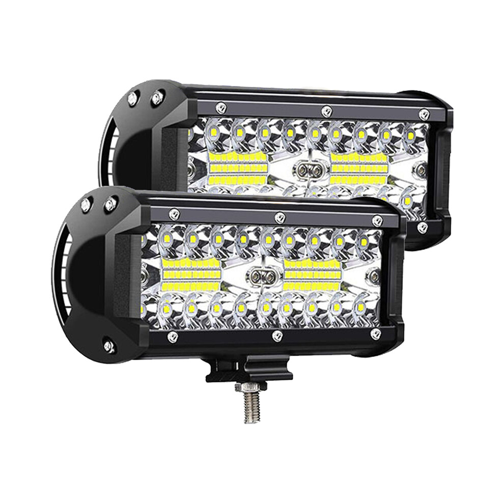 Driving Fog S W/ Spot Flood Combo Beam Led Bar Super Bright High Power Output Waterproof Design Heat Dissipation Universal Fit Adjustable Light 9139052965133