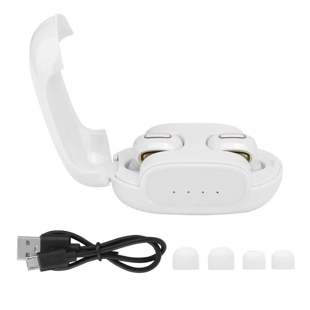 Language Translator Earbuds With Bluetooth 5.0 Real Time Translation Multilingual Language Translating Device Noise Reduction Subwoofer Sound Ergonomi 9416038580246