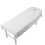 Massage table cover Solid color polyester sheet for beauty salons (White, 120x190cm) 1