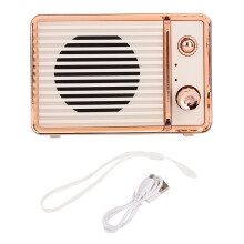 Altavoz Bluetooth de decoración vintage portátil inalámbrico estéreo con buena calidad de sonido gracias a la tecnología Bluetooth 5.0 y su gran