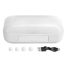 Trådlösa Bluetooth-hörlurar med pekfunktion, HiFi-ljud, vattentätt laddningsfodral, LED-indikator, brusreducerande, lång batteritid,
