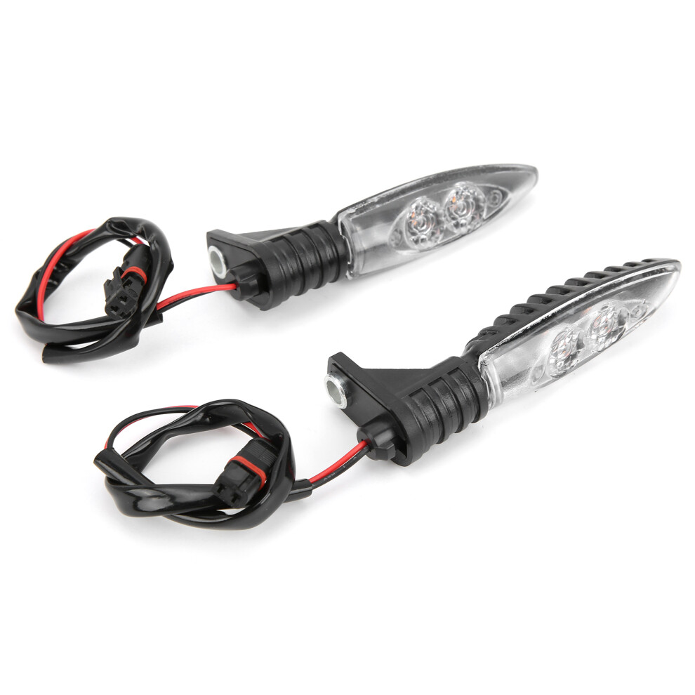 Front Led Indicators 4 Motorcycle, Led Turn Signals Kit Bright Led Bulbs Maximum Visibility Rear Turn Signals Waterproof Design Plug & Play Sleeker 9139052964792