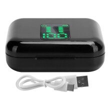 Kabellose Ohrhörer mit ENC-Geräuschunterdrückung, Bluetooth 5.3, LED-Display, IP7 wasserdicht, Schnellladefunktion, Stereoklang, Touch-Steuerung,