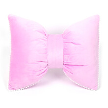 Coussin en velours en forme de nœud papillon, motif nœud papillon, matière velours peluche, coussin décoratif coquet et multifonctionnel, doux et