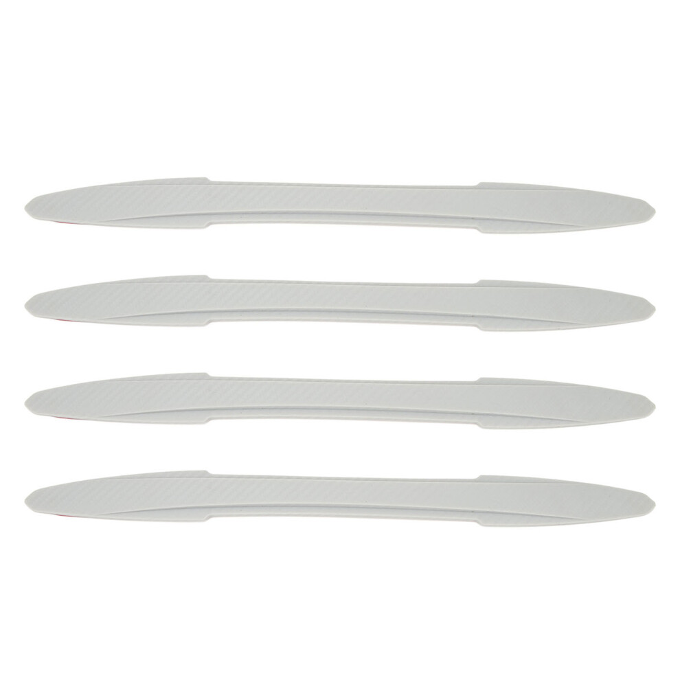 Car Corner Bumper Protector, Carbon Fiber Anti-Collision Strip 4 Front Rear Bumper Edges, Anti-Rub Edge Lip W/ Soft Texture & Good Flexibility 9139052034464